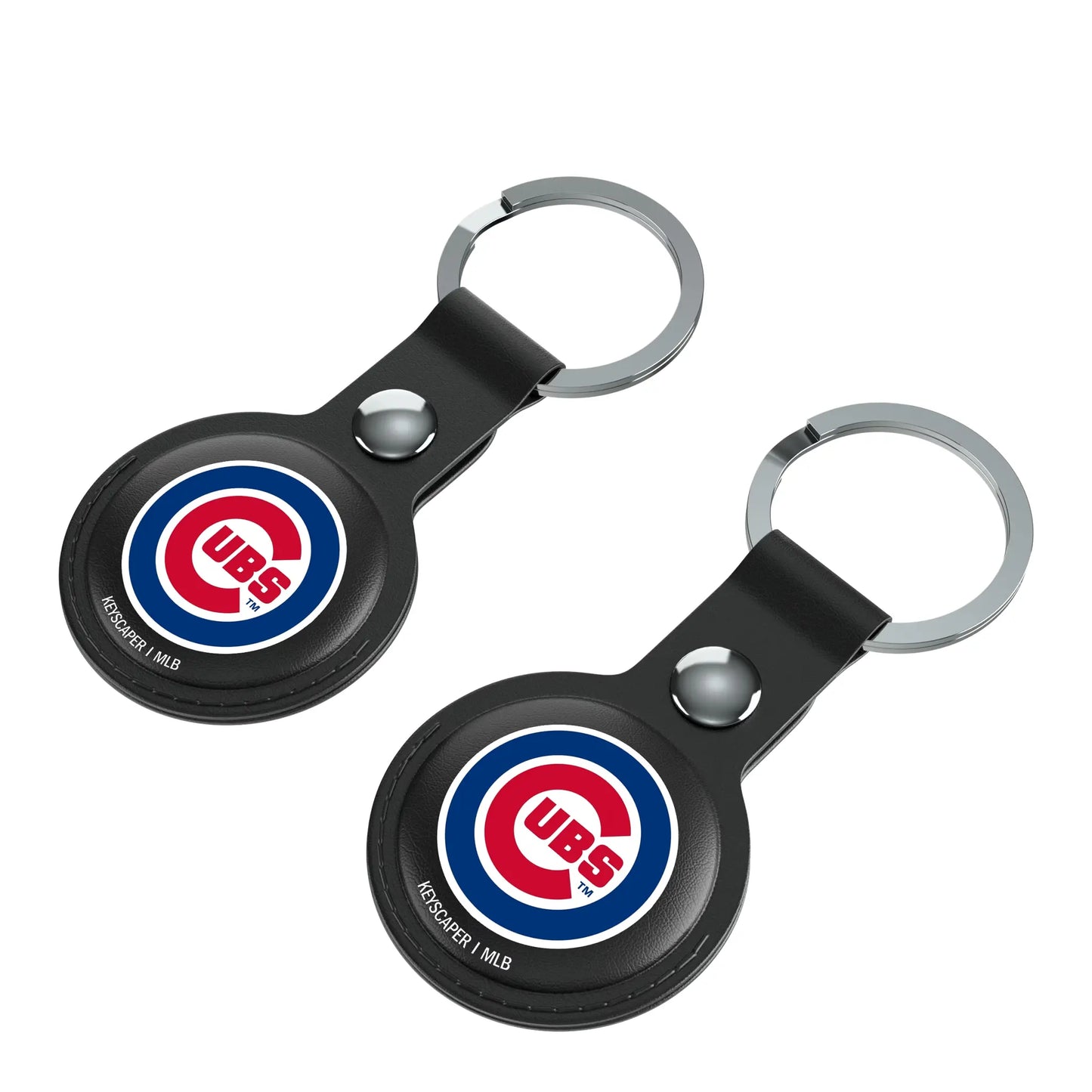Chicago Cubs Insignia Black Airtag Holder 2-Pack