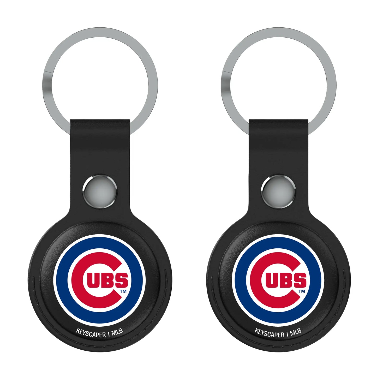 Chicago Cubs Insignia Black Airtag Holder 2-Pack