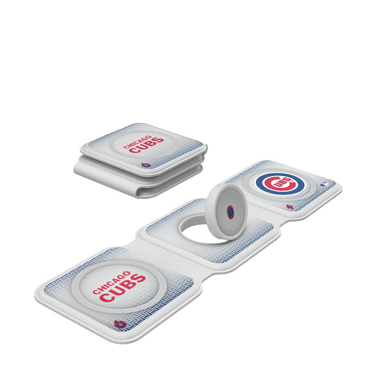Chicago Cubs Linen Foldable 3 in 1 Charger