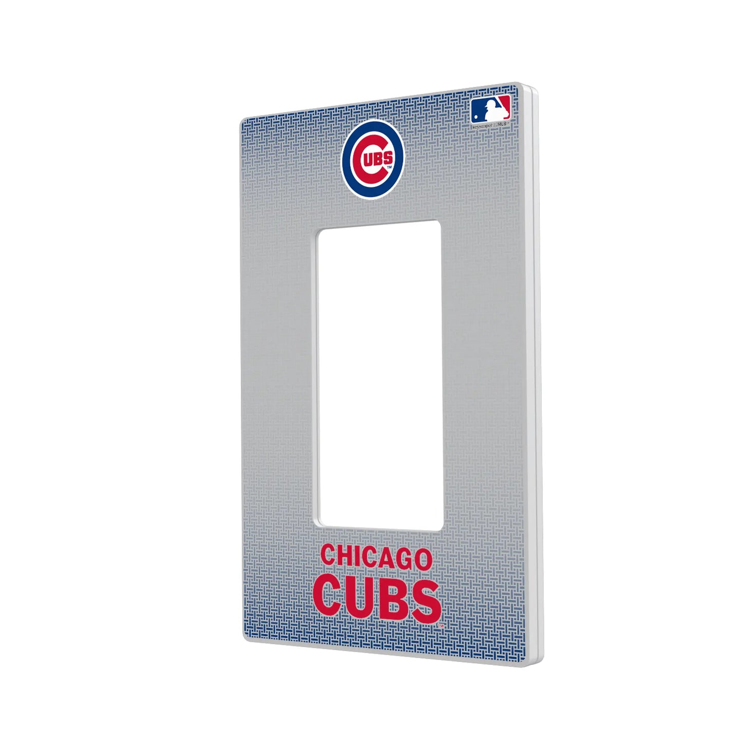 Chicago Cubs Linen Hidden-Screw Light Switch Plate