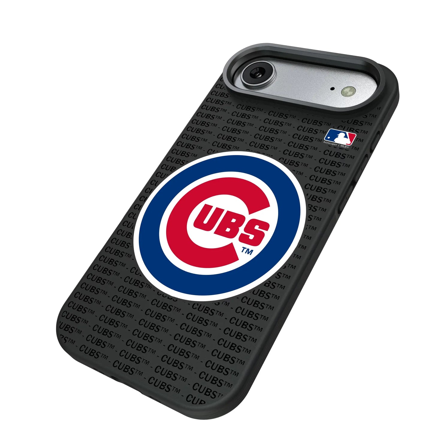 Chicago Cubs Text Backdrop Bump Phone Case for Apple iPhone