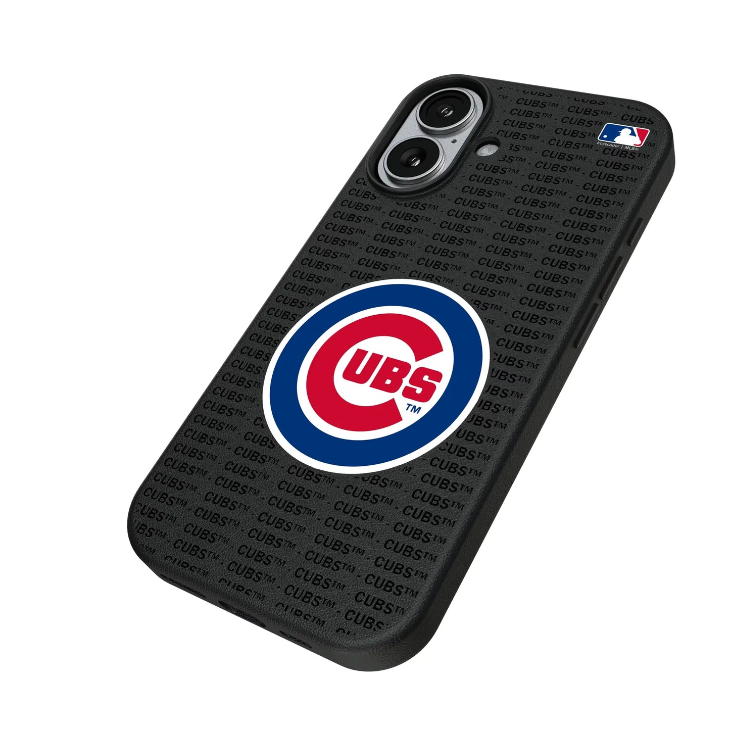 Chicago Cubs Text Backdrop MagSafe Compatible Phone Case for Apple iPhone