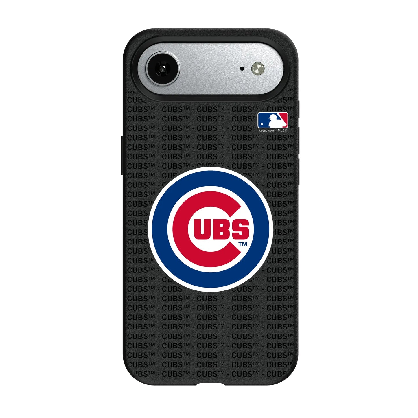 Chicago Cubs Text Backdrop MagSafe Compatible Phone Case for Apple iPhone