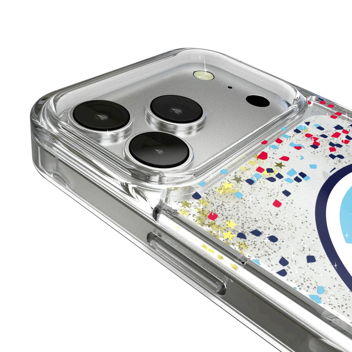 Chicago Fire Confetti Glitter Phone Case for Apple iPhone