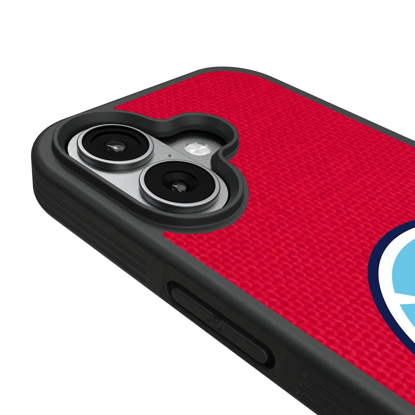 Chicago Fire Diagonal Stripe Bump Phone Case for Apple iPhone