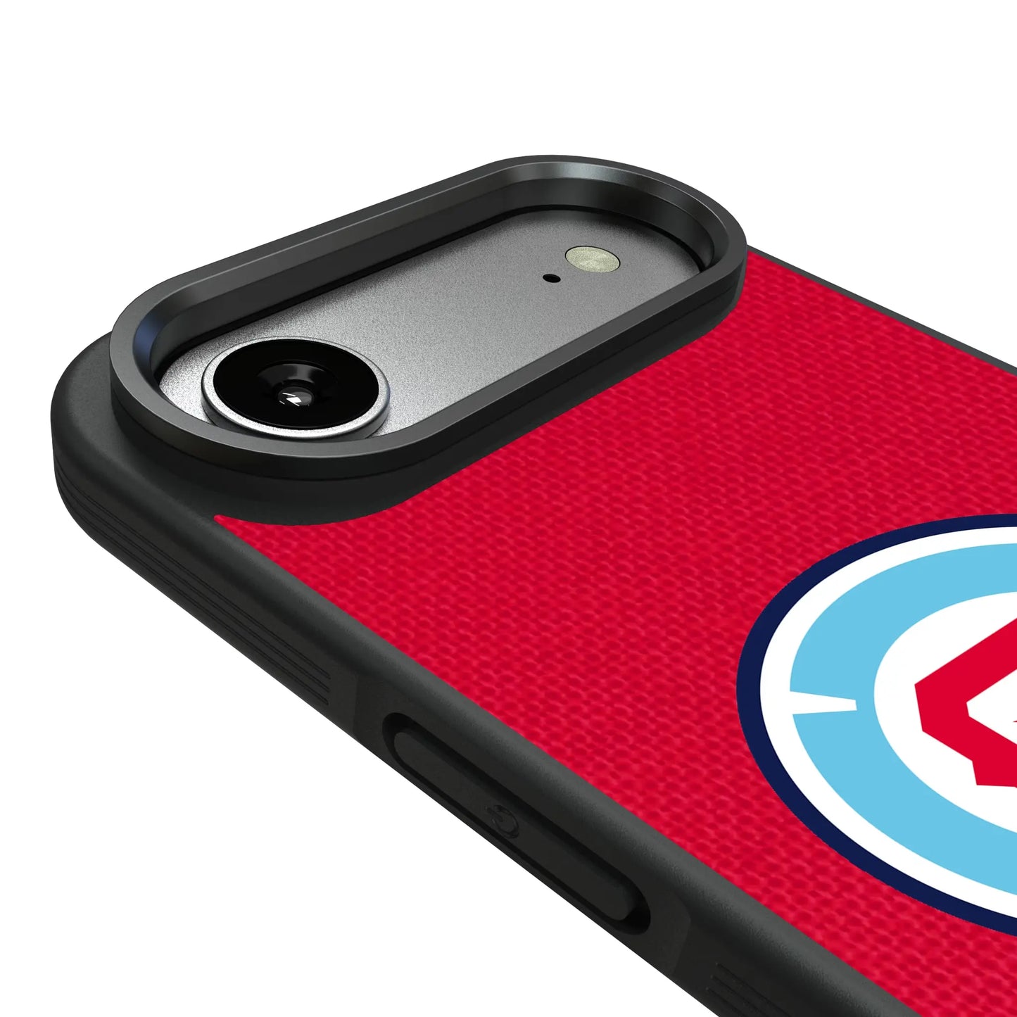 Chicago Fire Diagonal Stripe Bump Phone Case for Apple iPhone