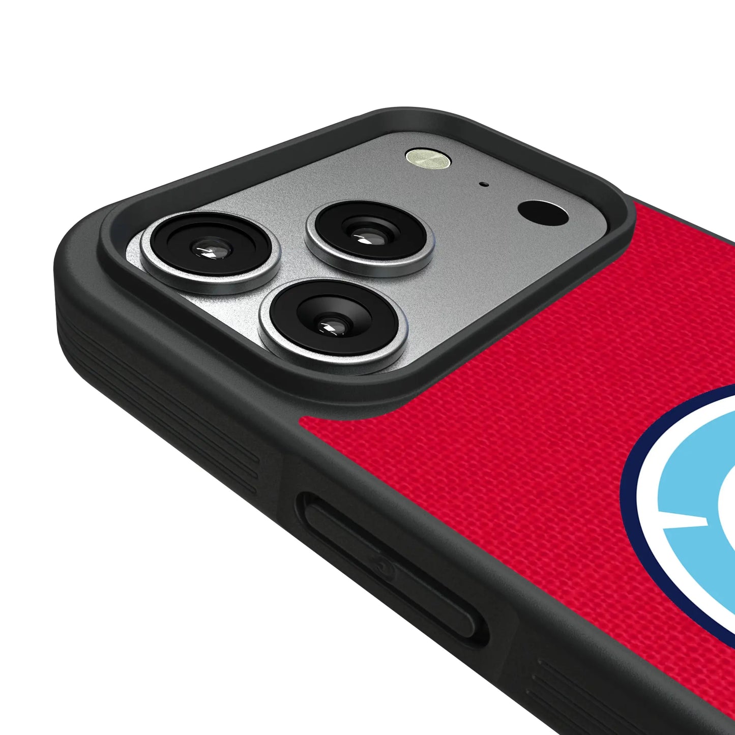 Chicago Fire Diagonal Stripe Bump Phone Case for Apple iPhone