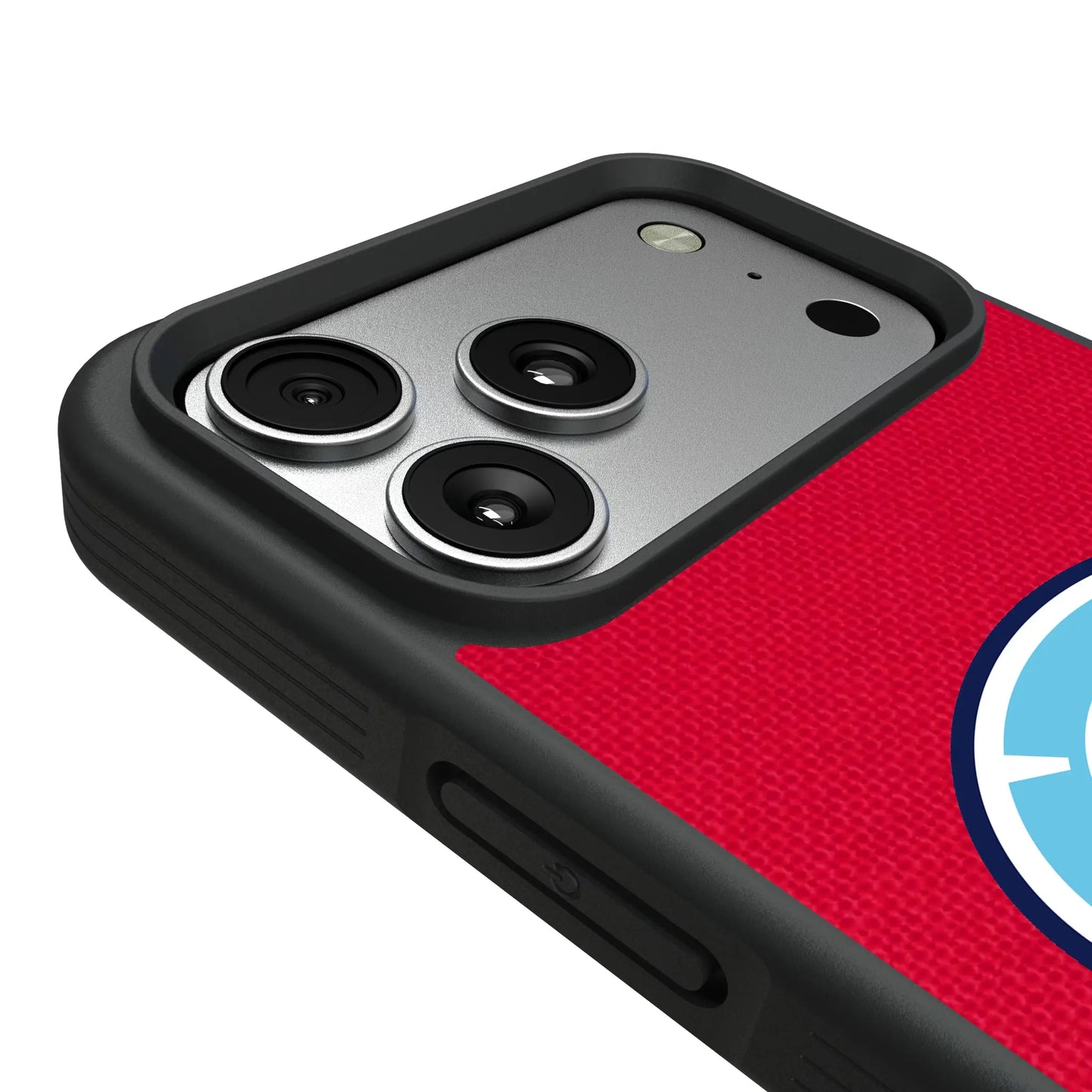 Chicago Fire Diagonal Stripe Bump Phone Case for Apple iPhone