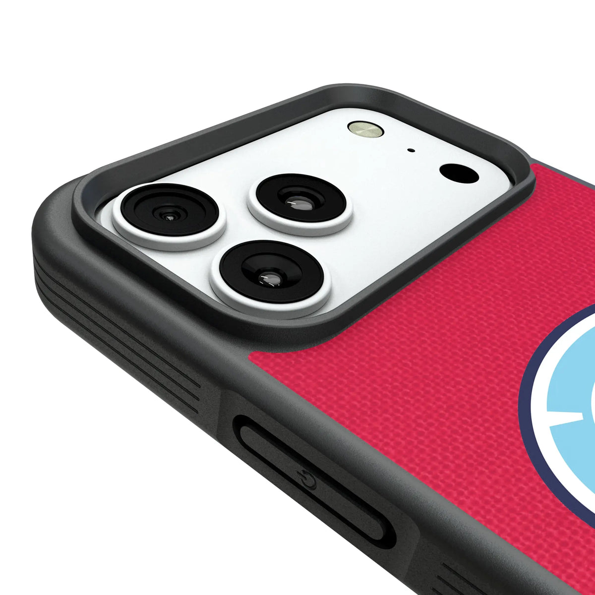 Chicago Fire Diagonal Stripe Bump Phone Case for Apple iPhone