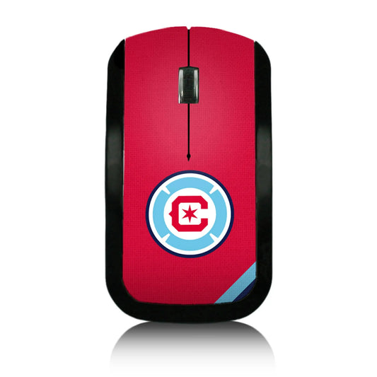 Chicago Fire Diagonal Stripe Wireless Mouse