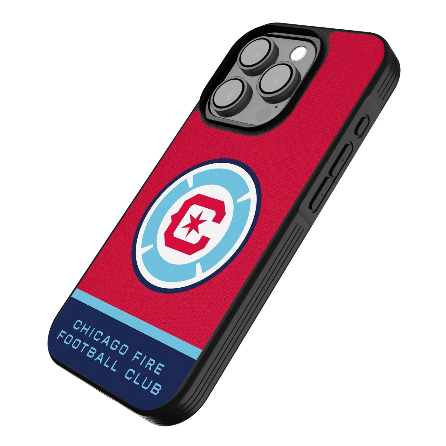 Chicago Fire Endzone Solid Bump Phone Case for Apple iPhone