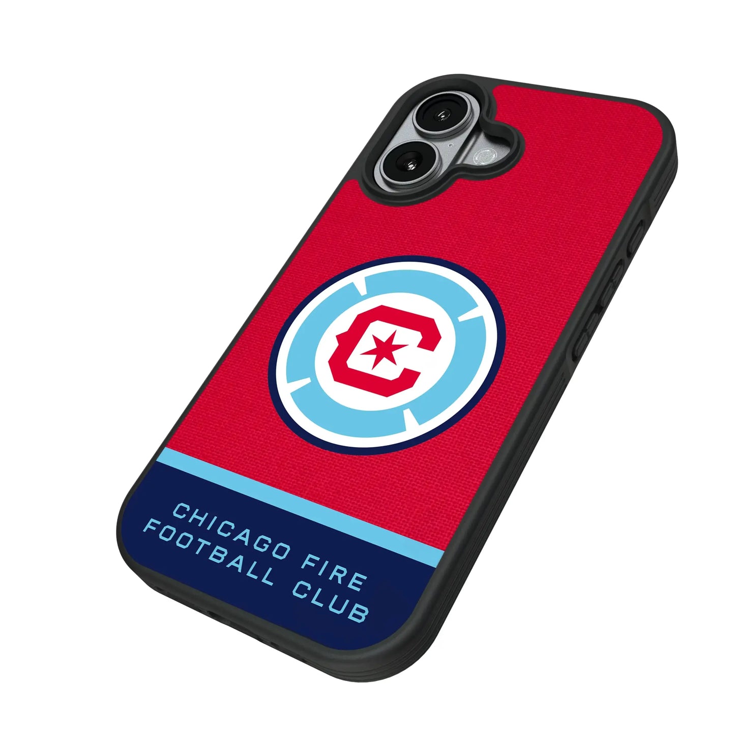 Chicago Fire Endzone Solid Bump Phone Case for Apple iPhone