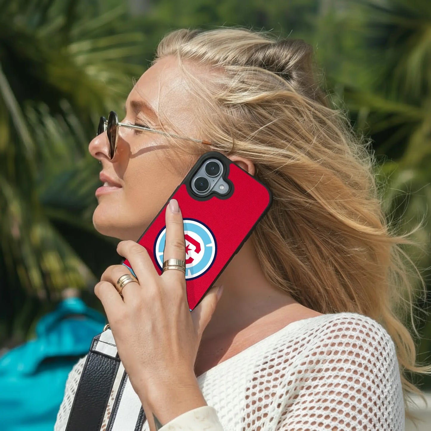 Chicago Fire Endzone Solid Bump Phone Case for Apple iPhone