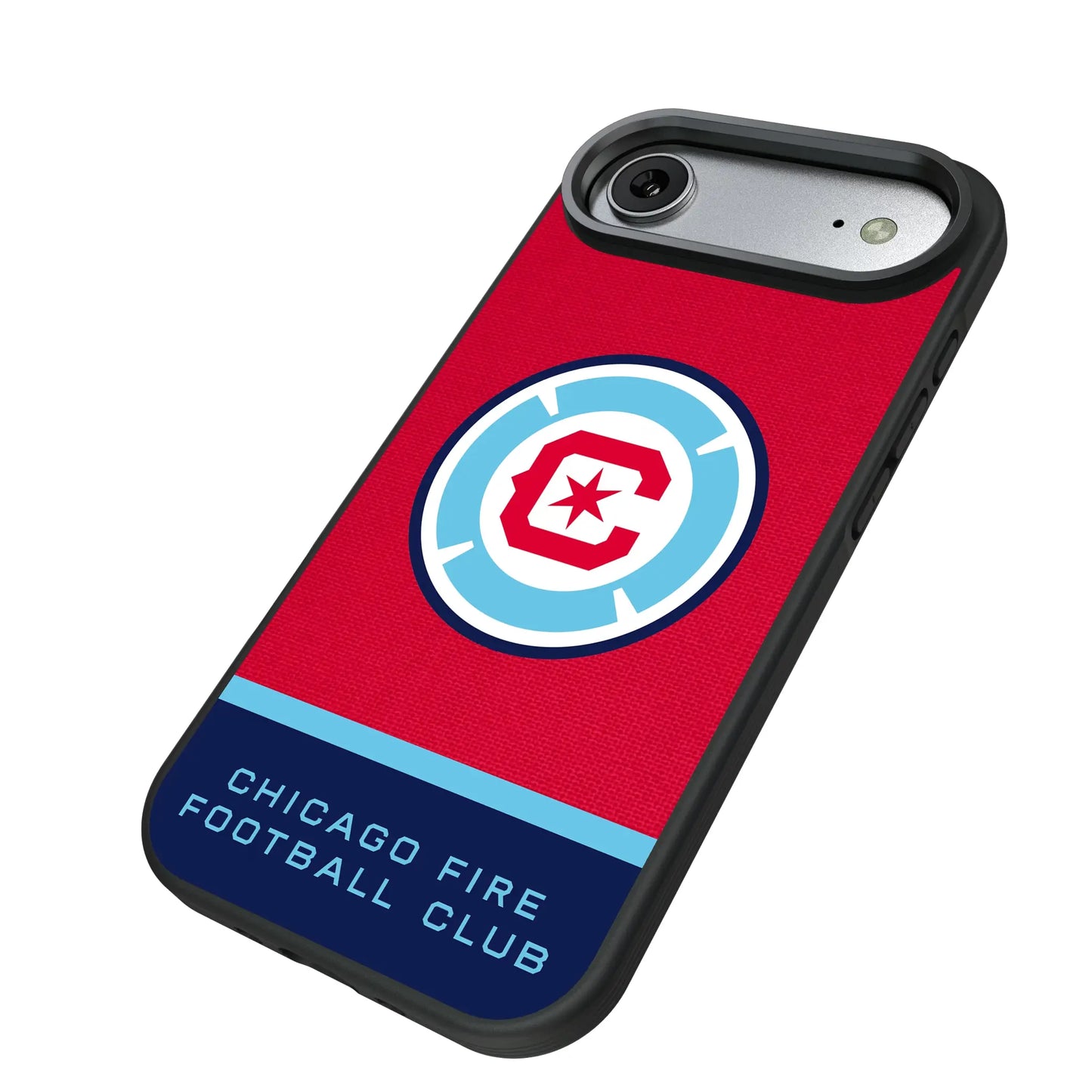Chicago Fire Endzone Solid Bump Phone Case for Apple iPhone