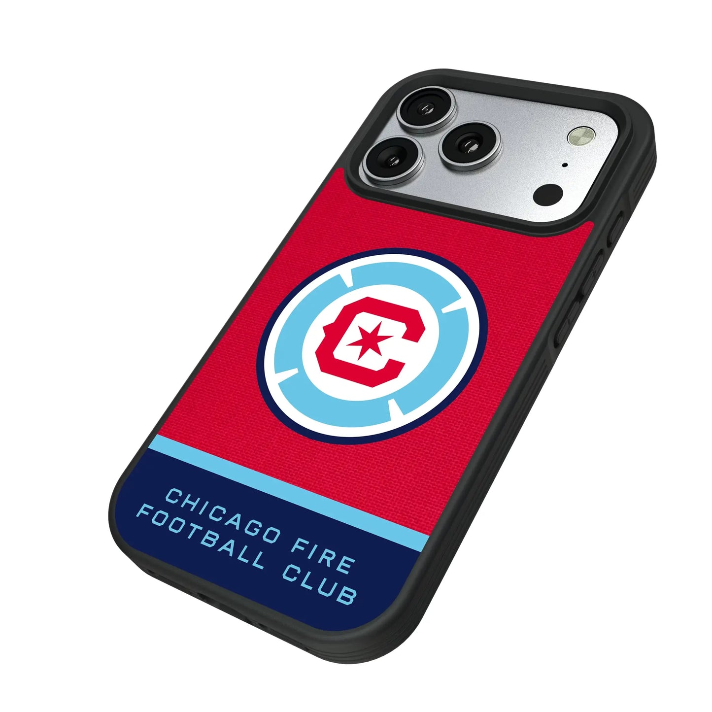 Chicago Fire Endzone Solid Bump Phone Case for Apple iPhone