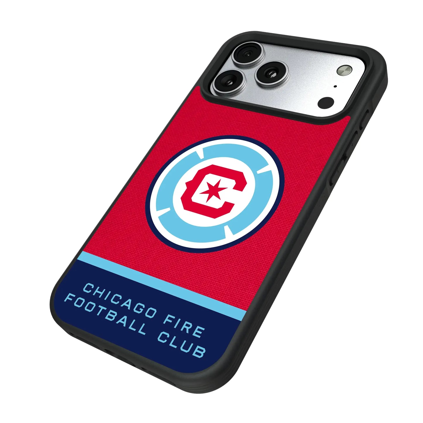 Chicago Fire Endzone Solid Bump Phone Case for Apple iPhone