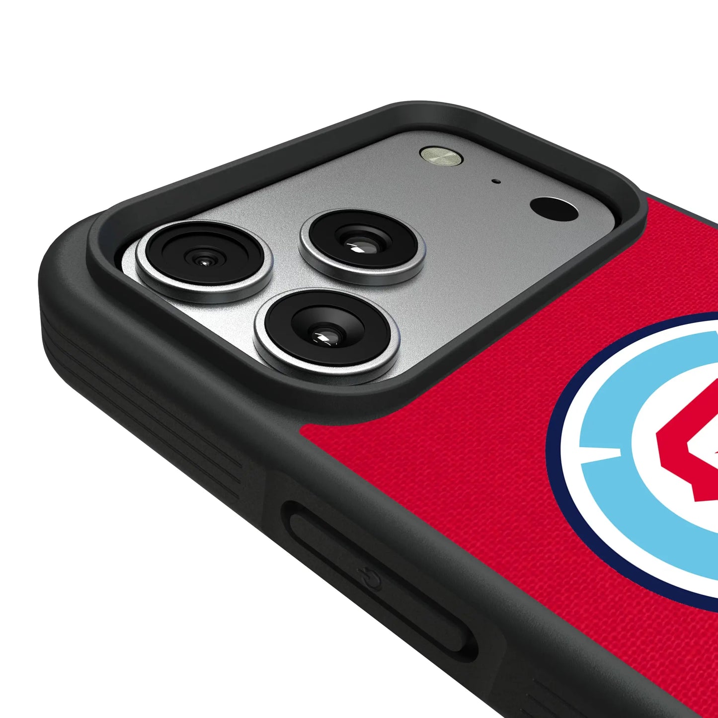 Chicago Fire Endzone Solid Bump Phone Case for Apple iPhone
