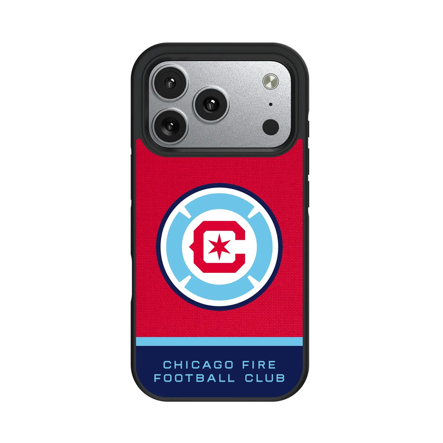 Chicago Fire Endzone Solid Bump Phone Case for Apple iPhone