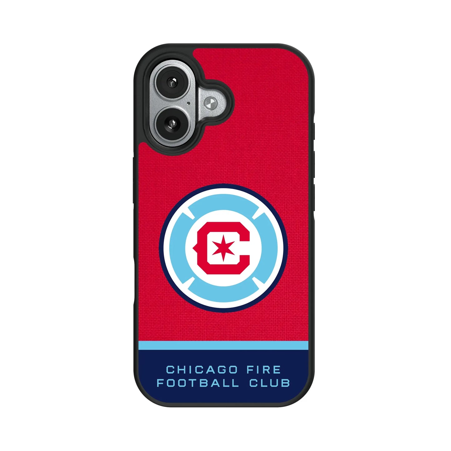 Chicago Fire Endzone Solid Bump Phone Case for Apple iPhone