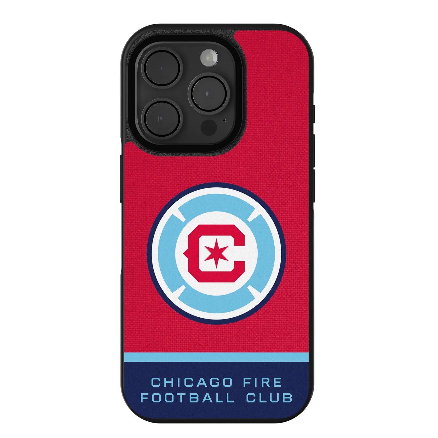 Chicago Fire Endzone Solid Bump Phone Case for Apple iPhone