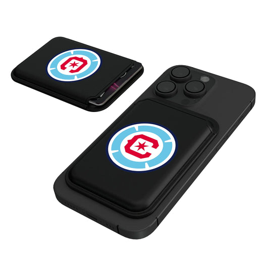 Chicago Fire Insignia Black Magnetic Credit Card Wallet