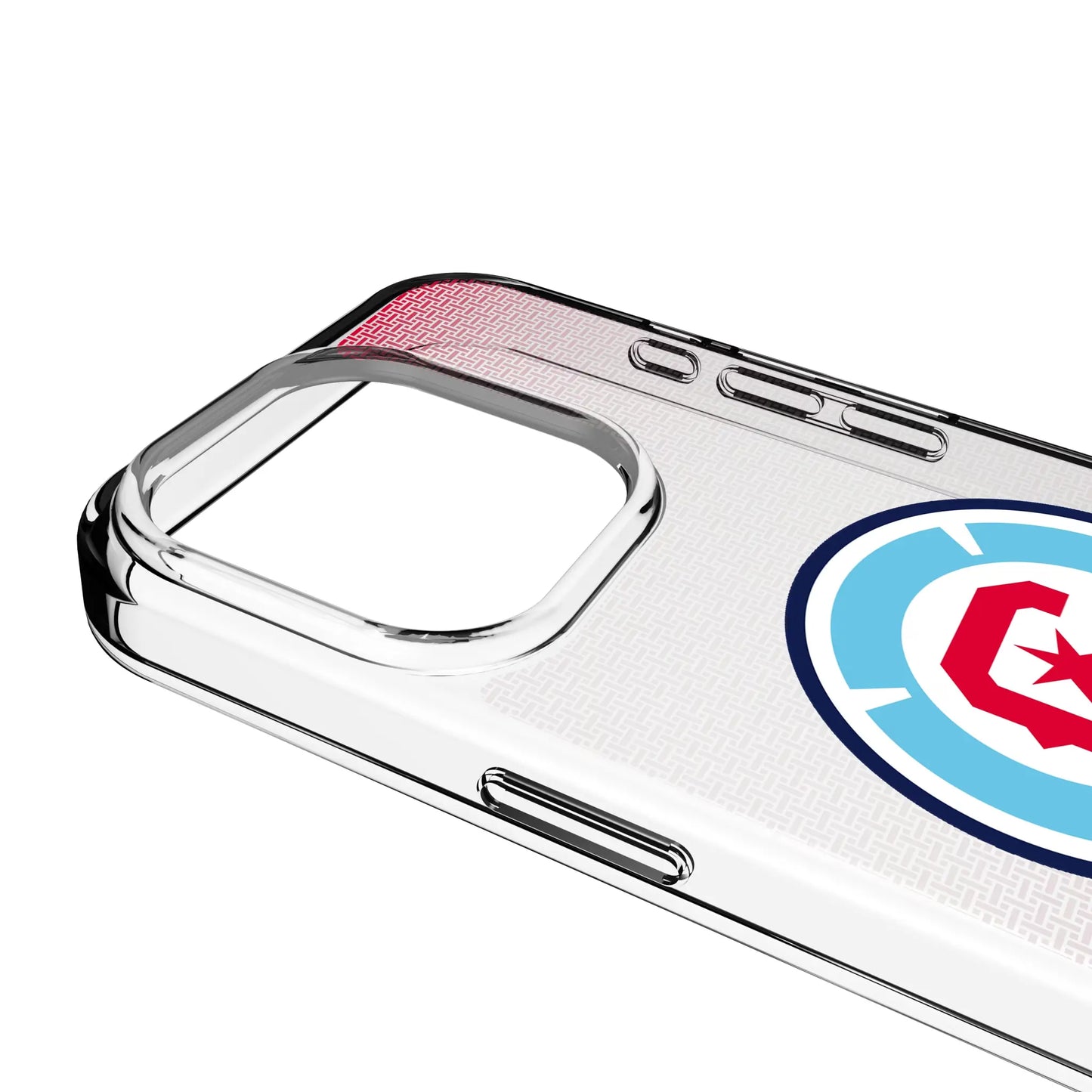 Chicago Fire Linen Clear Phone Case for Apple iPhone
