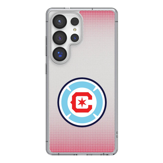 Chicago Fire Linen Clear Phone Case for Samsung Galaxy