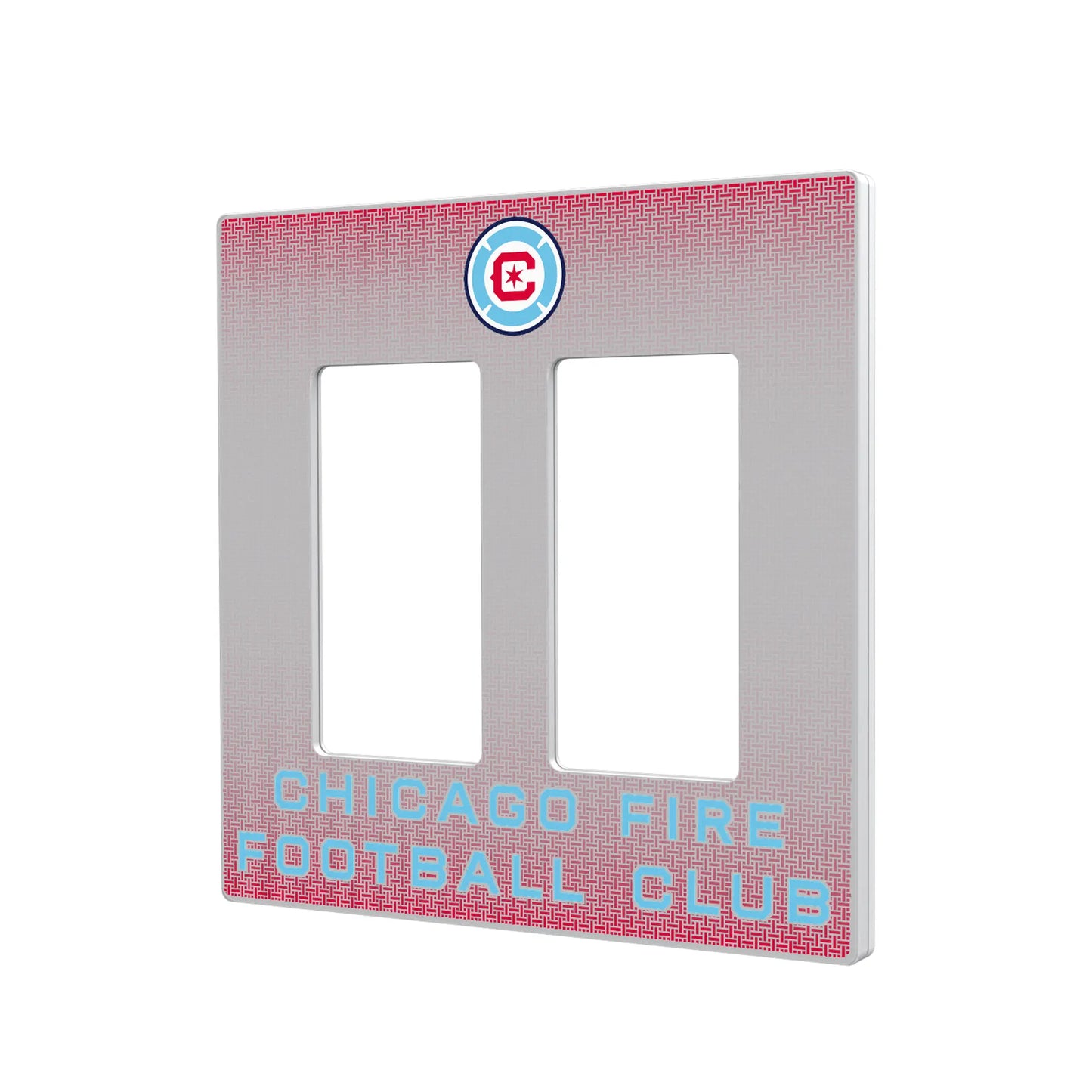 Chicago Fire Linen Hidden-Screw Light Switch Plate