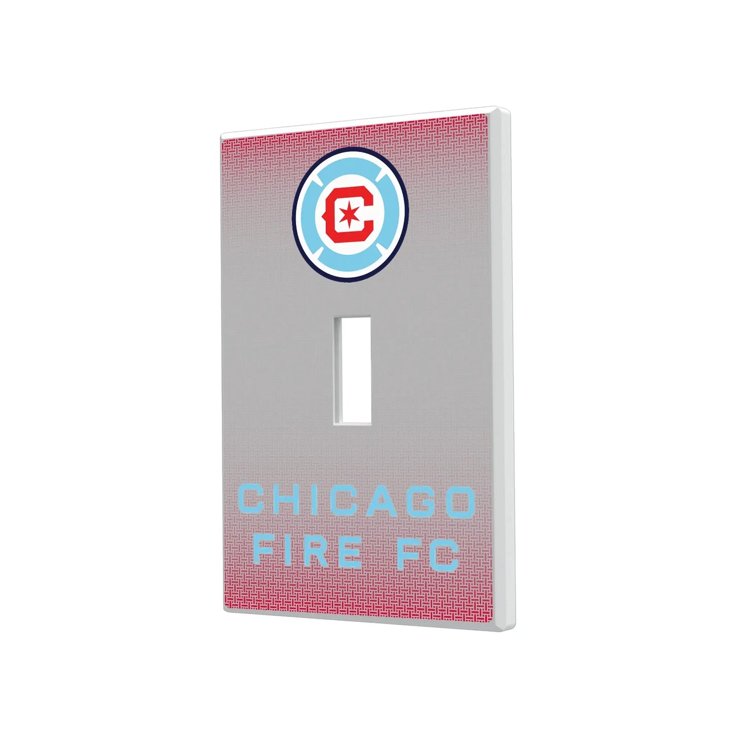 Chicago Fire Linen Hidden-Screw Light Switch Plate