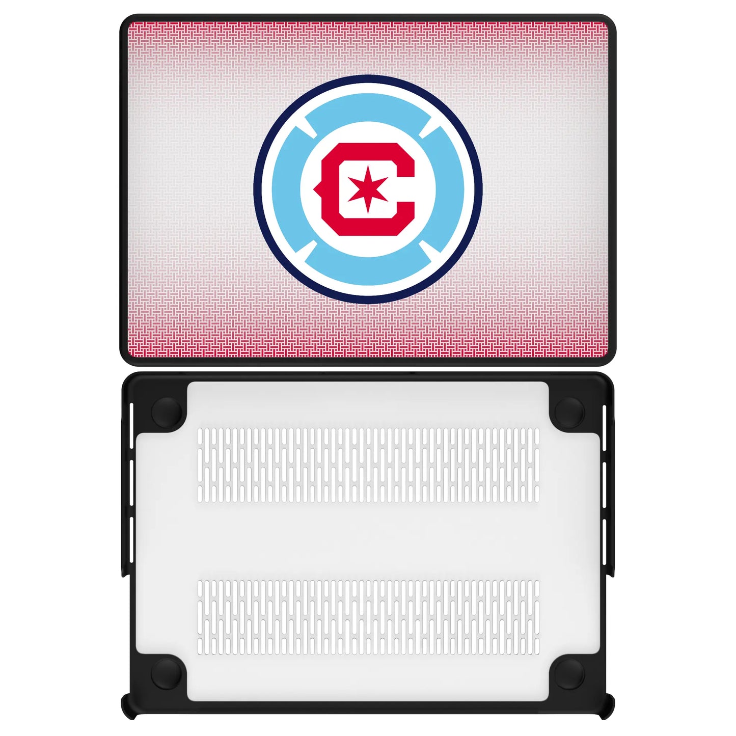 Chicago Fire Linen Laptop Case for Apple MacBook
