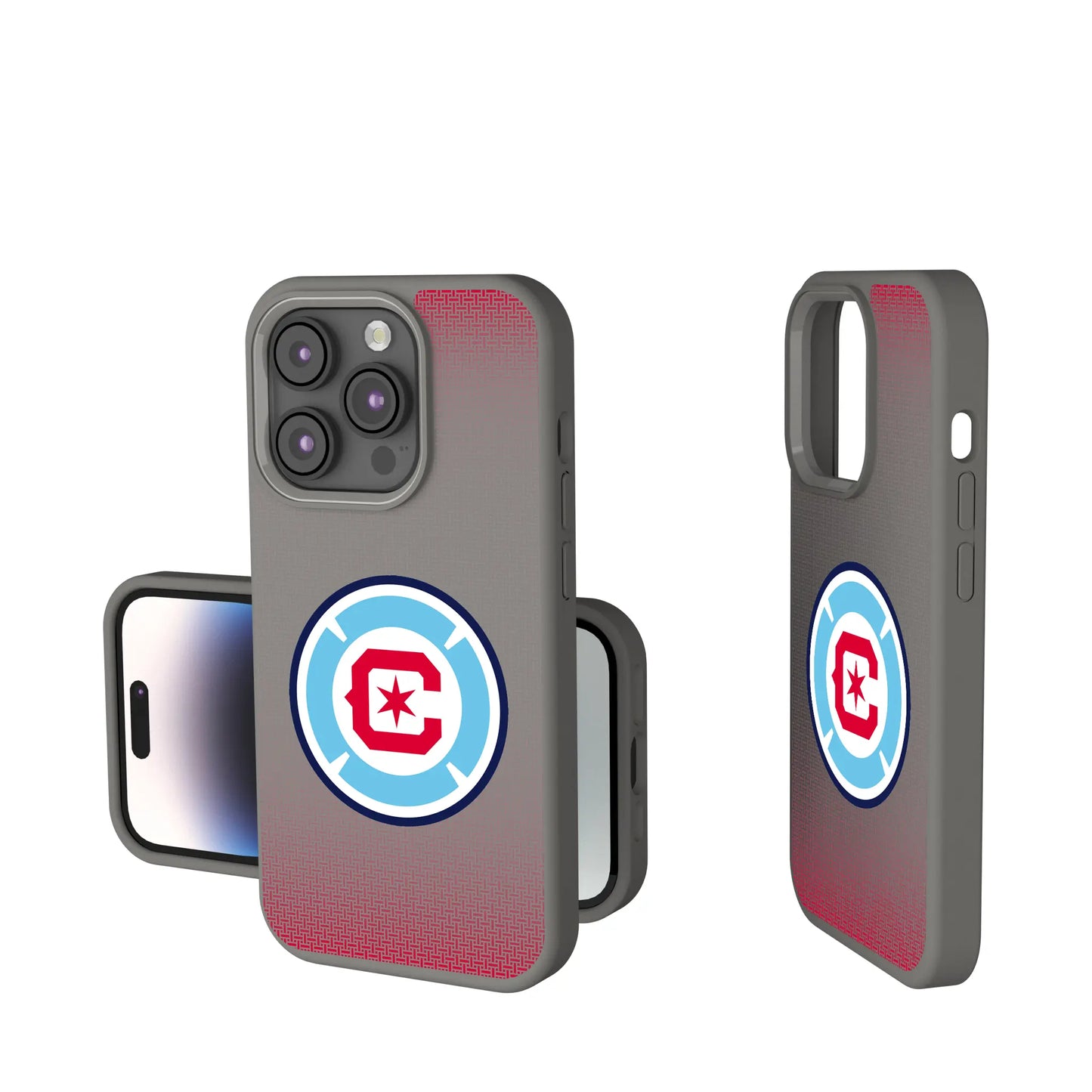 Chicago Fire Linen Soft Touch Phone Case for Apple iPhone