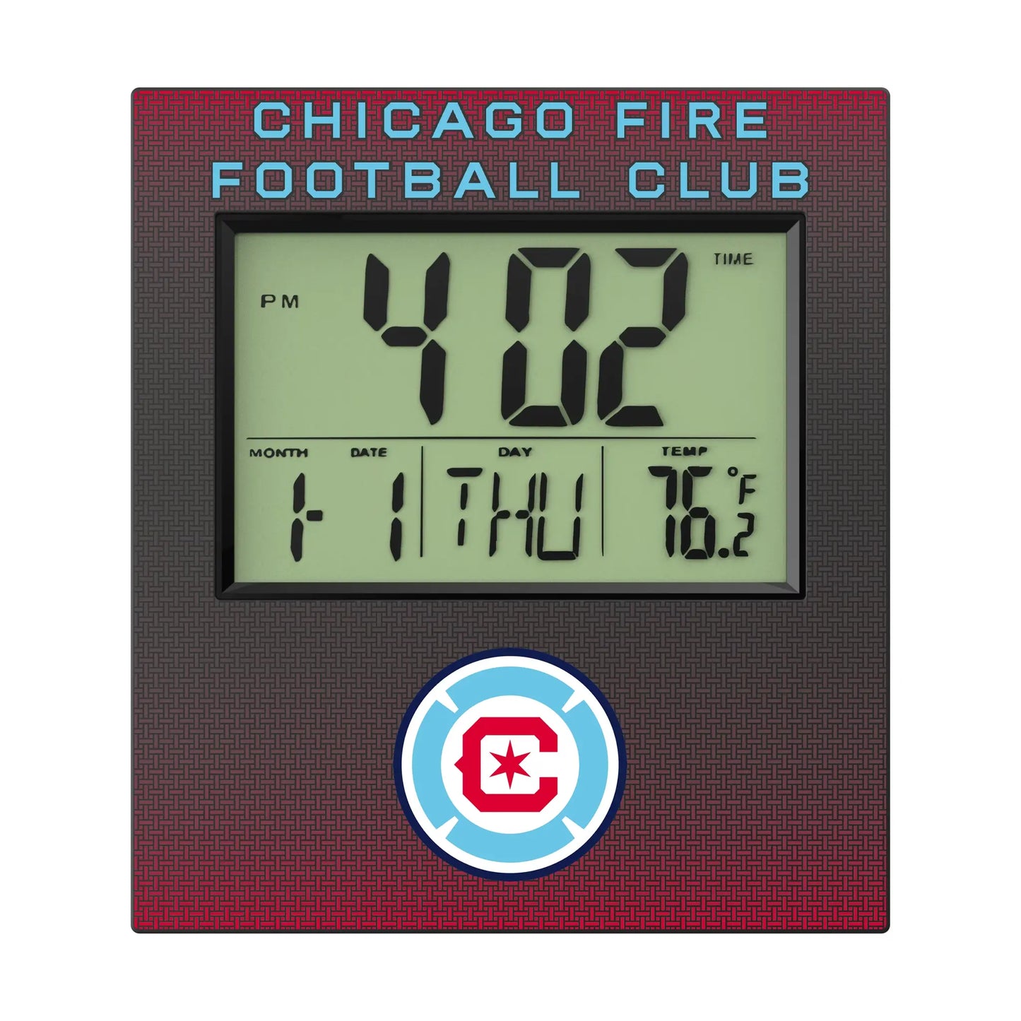 Chicago Fire Linen Wall Clock