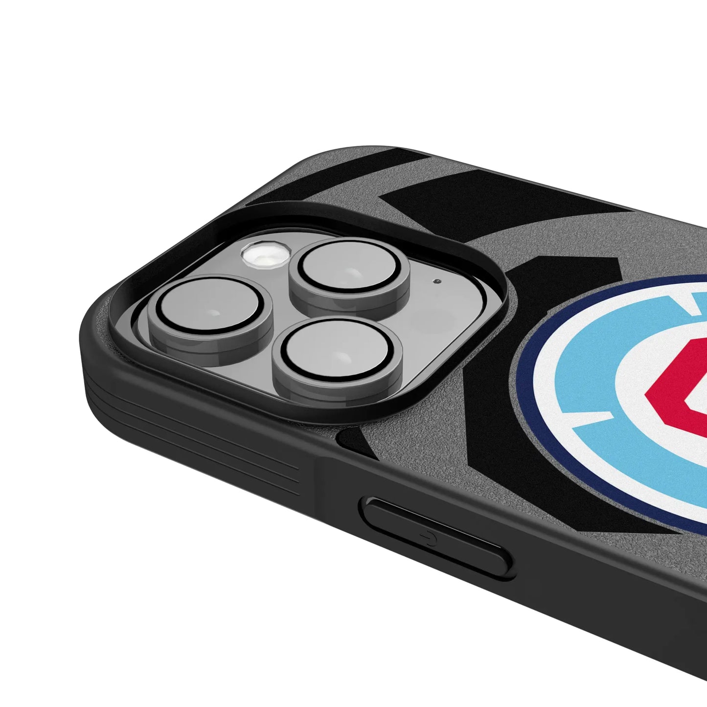 Chicago Fire Monocolor Tilt Bump Phone Case for Apple iPhone