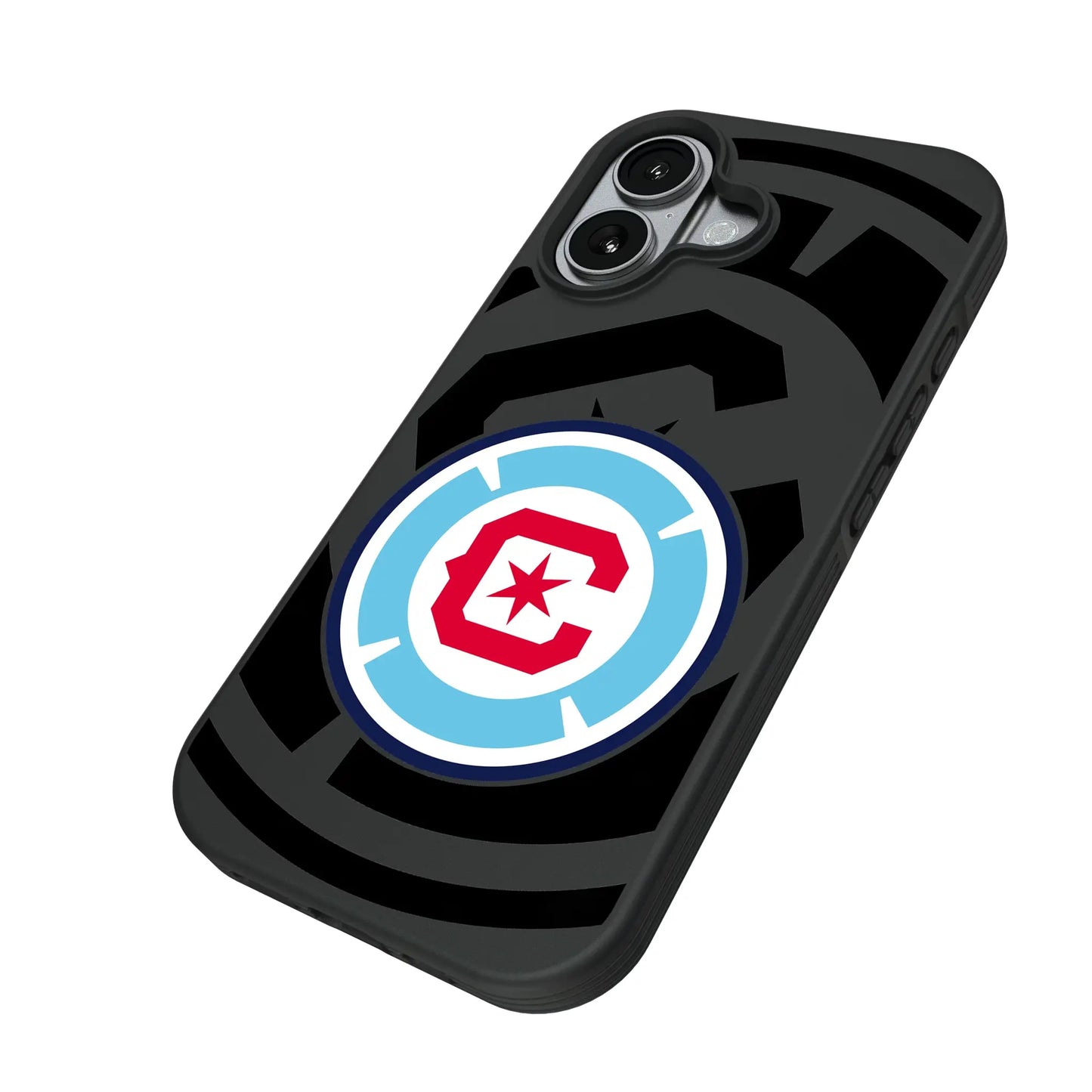 Chicago Fire Monocolor Tilt Bump Phone Case for Apple iPhone