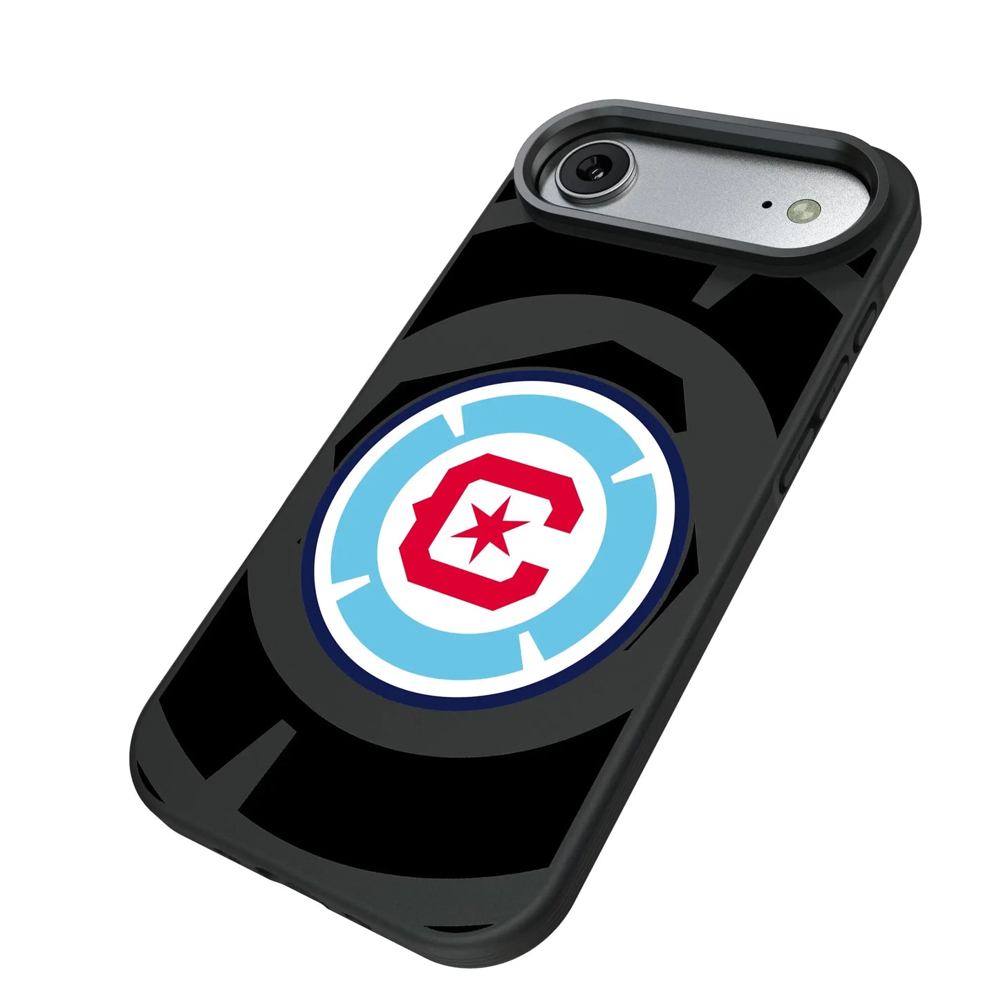 Chicago Fire Monocolor Tilt Bump Phone Case for Apple iPhone