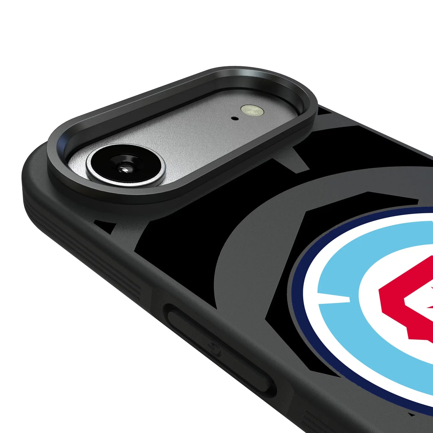 Chicago Fire Monocolor Tilt Bump Phone Case for Apple iPhone