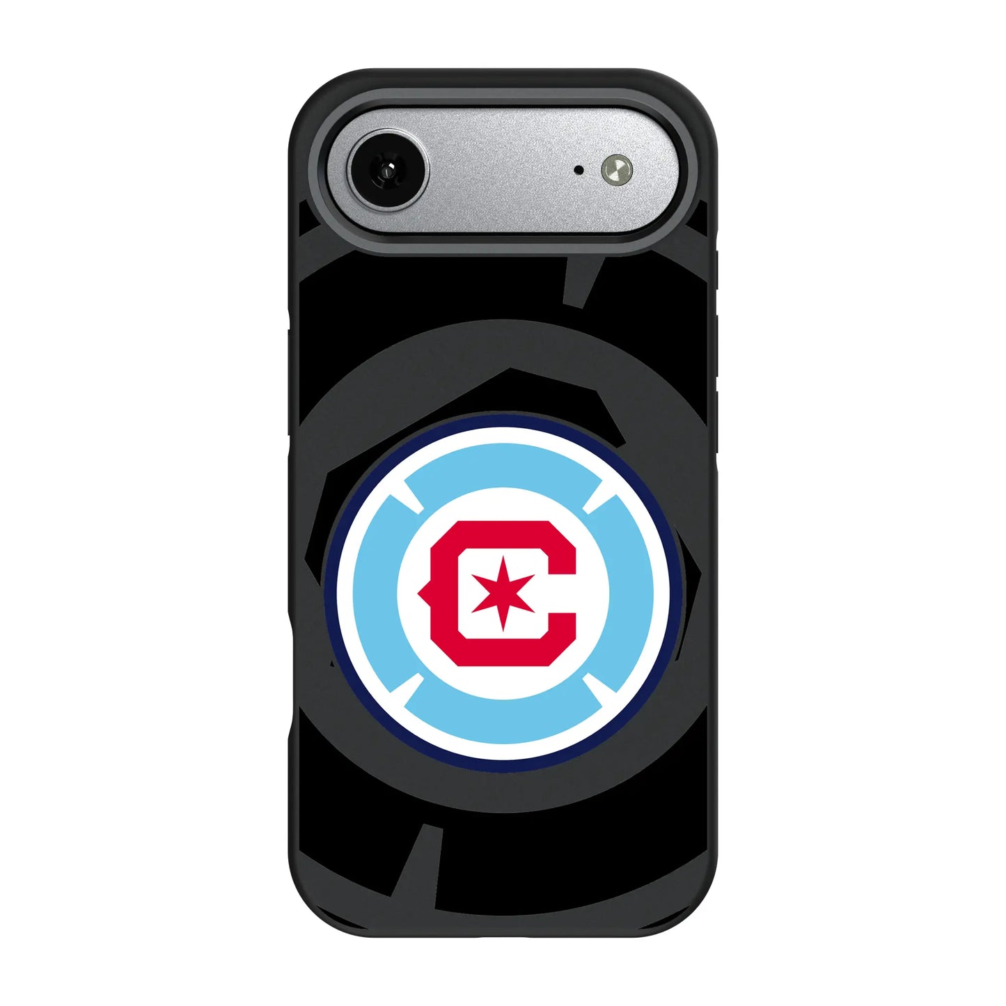 Chicago Fire Monocolor Tilt Bump Phone Case for Apple iPhone