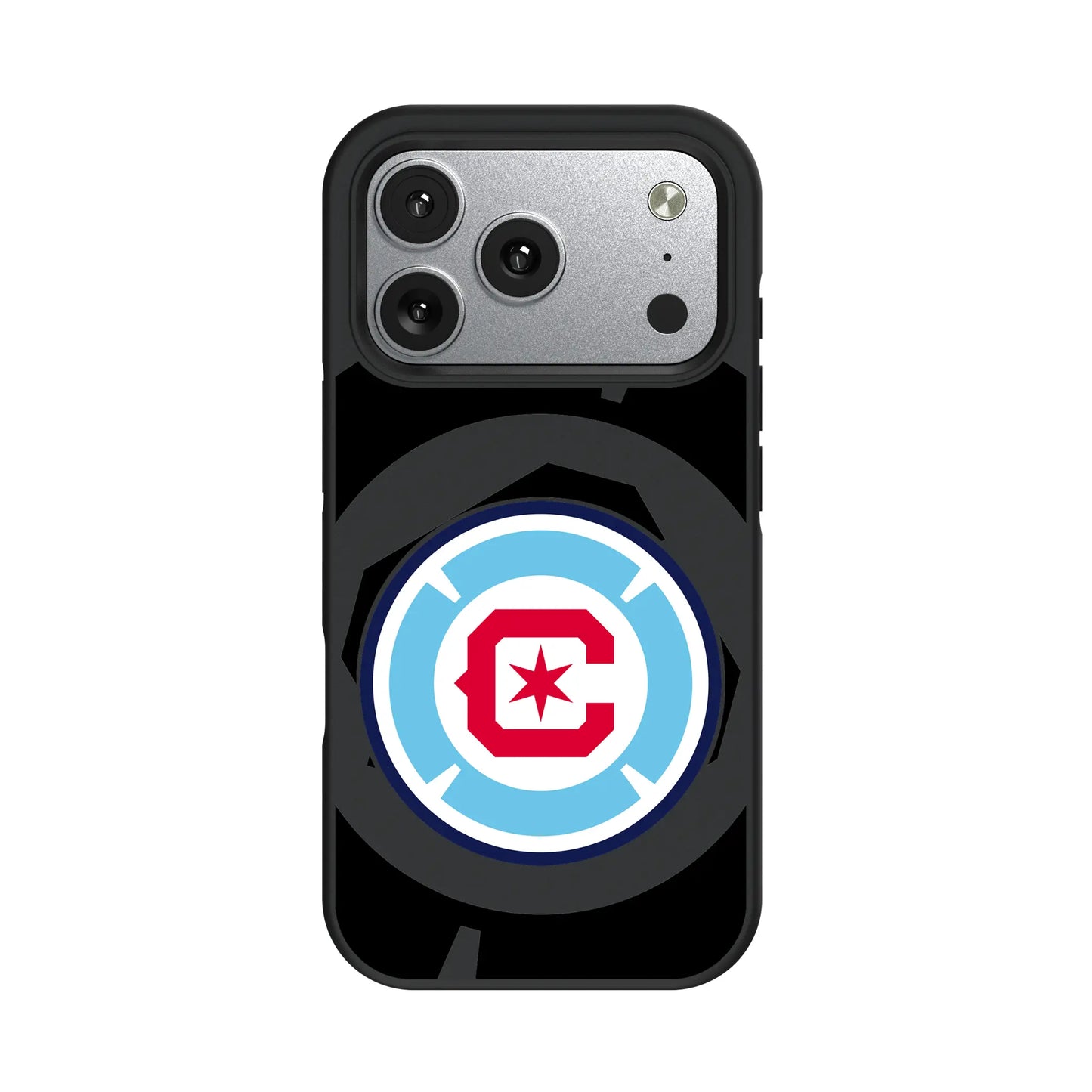 Chicago Fire Monocolor Tilt Bump Phone Case for Apple iPhone
