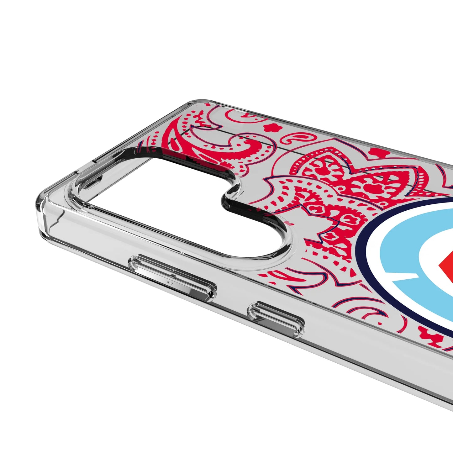 Chicago Fire Paisley Clear Phone Case for Samsung Galaxy