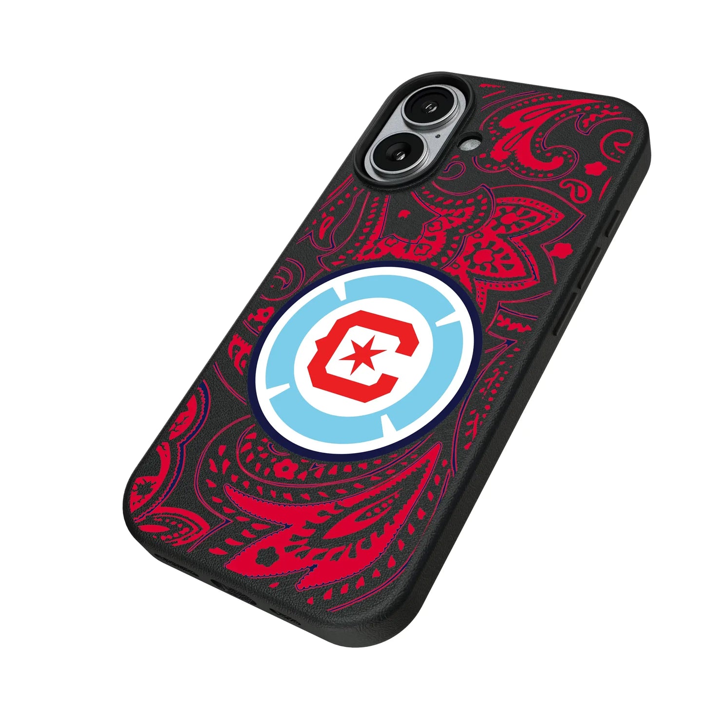 Chicago Fire Paisley MagSafe Compatible Phone Case for Apple iPhone