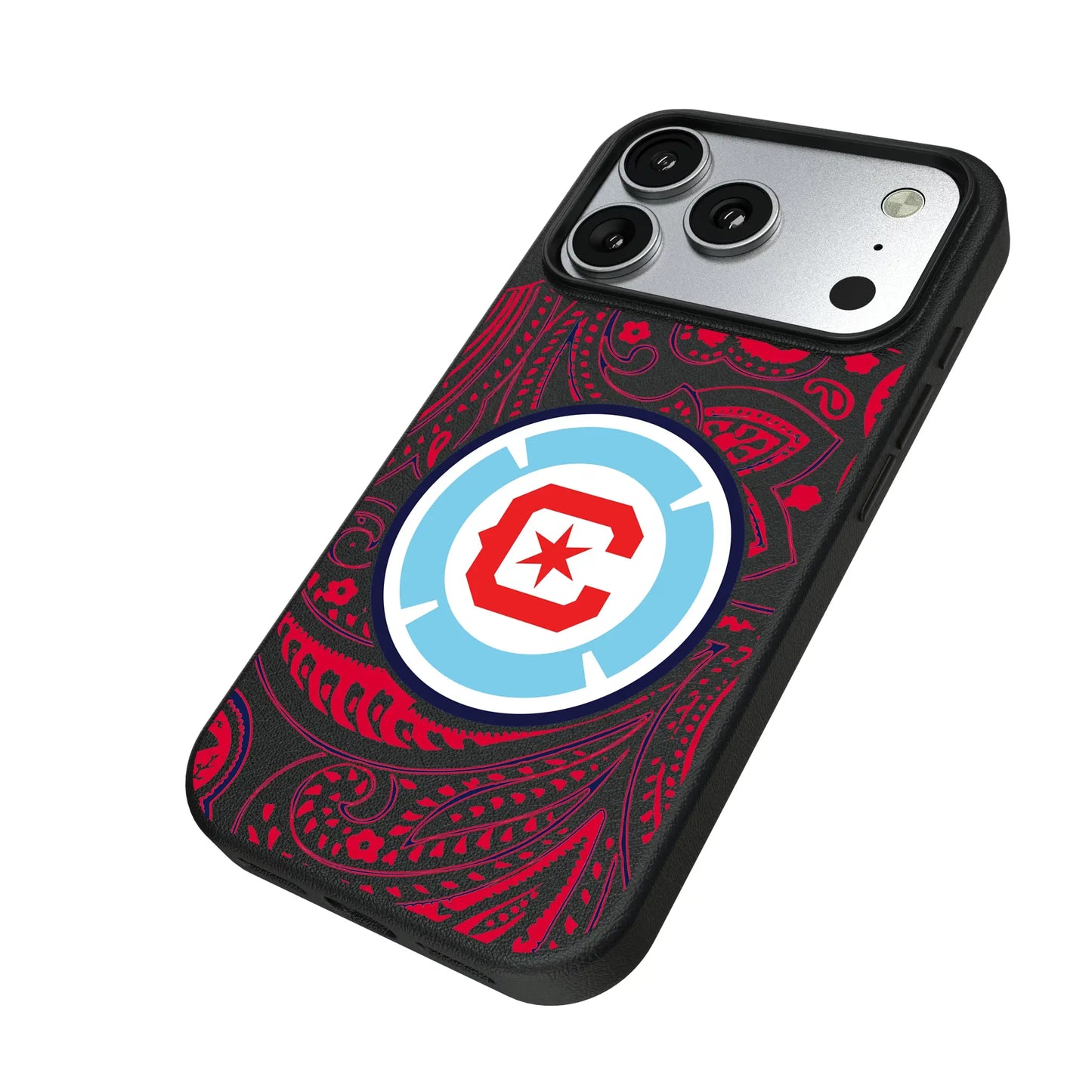 Chicago Fire Paisley MagSafe Compatible Phone Case for Apple iPhone