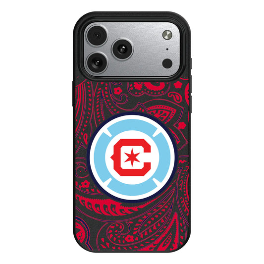 Chicago Fire Paisley MagSafe Compatible Phone Case for Apple iPhone