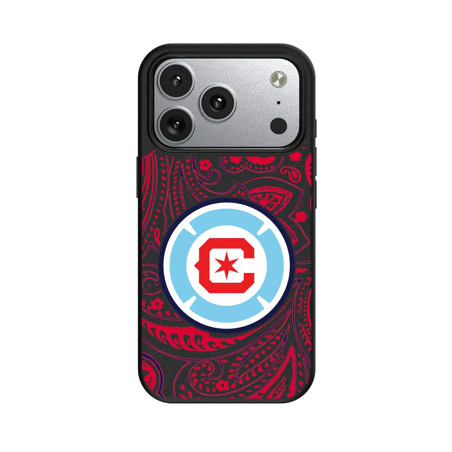 Chicago Fire Paisley MagSafe Compatible Phone Case for Apple iPhone