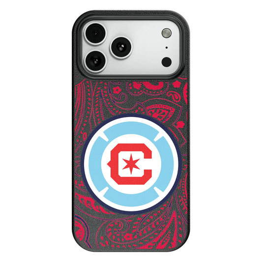Chicago Fire Paisley MagSafe Compatible Phone Case for Apple iPhone