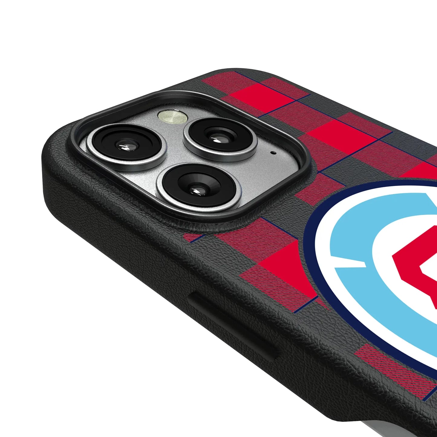 Chicago Fire Plaid MagSafe Compatible Phone Case for Apple iPhone