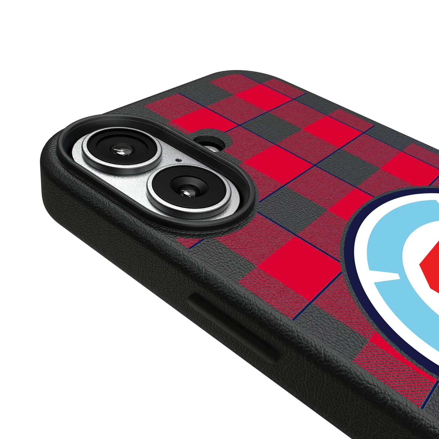 Chicago Fire Plaid MagSafe Compatible Phone Case for Apple iPhone