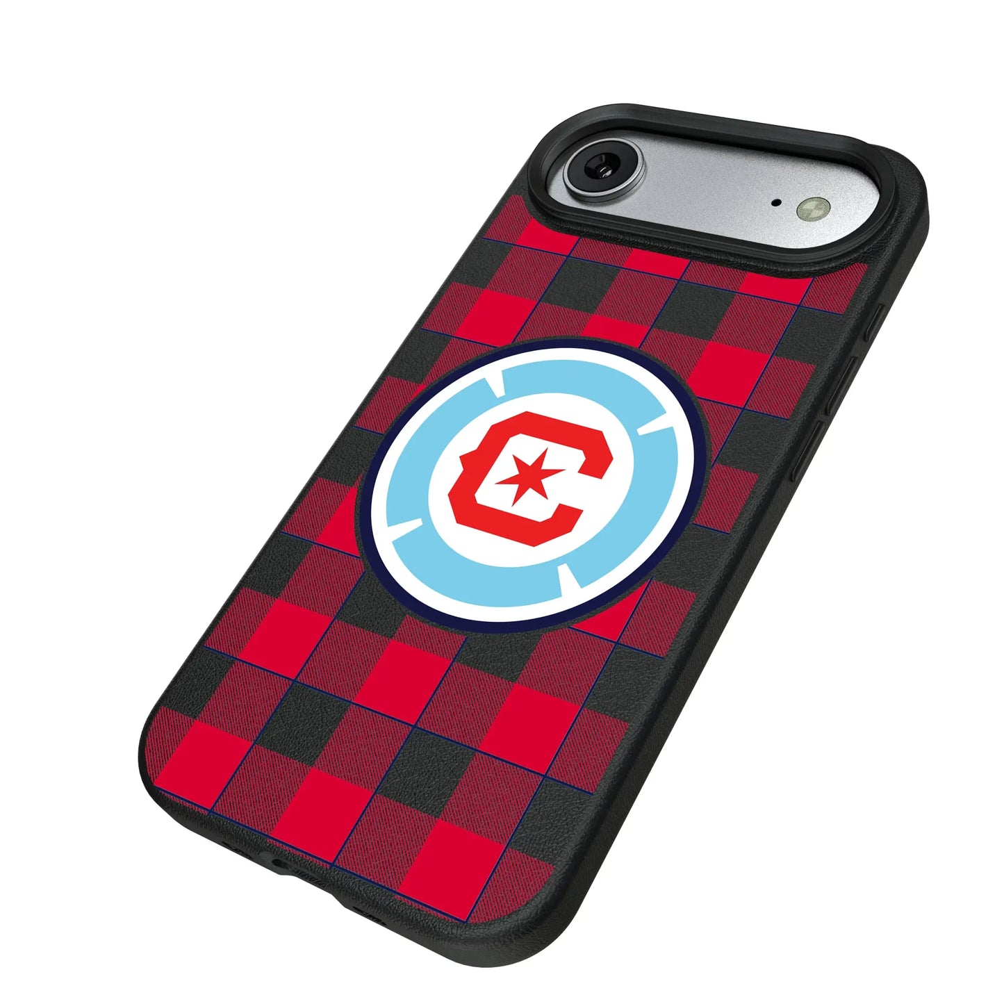 Chicago Fire Plaid MagSafe Compatible Phone Case for Apple iPhone