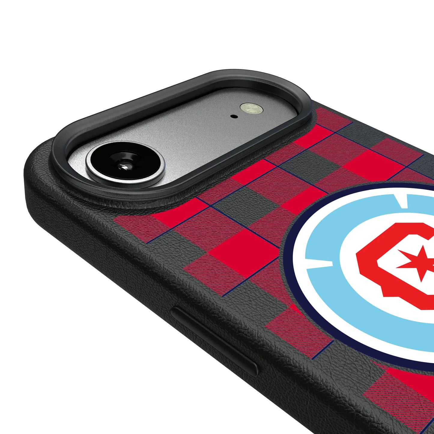 Chicago Fire Plaid MagSafe Compatible Phone Case for Apple iPhone