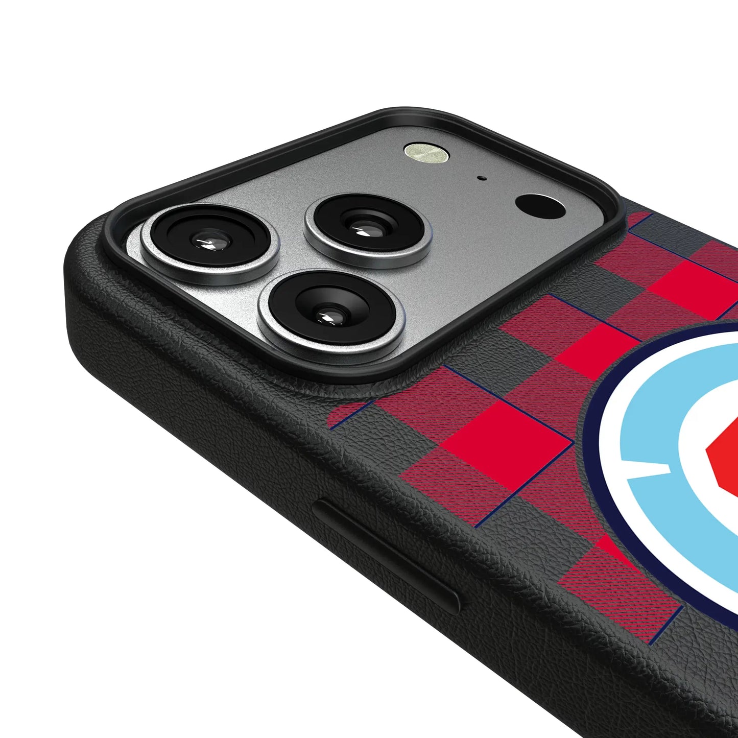 Chicago Fire Plaid MagSafe Compatible Phone Case for Apple iPhone
