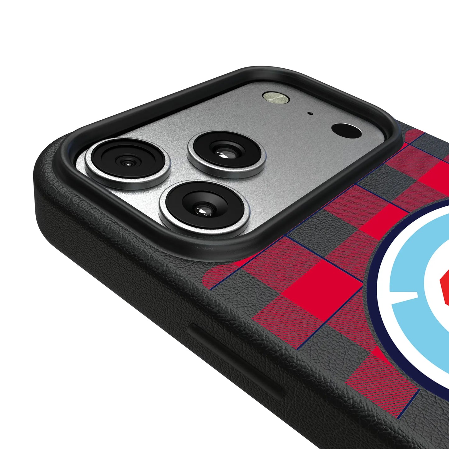 Chicago Fire Plaid MagSafe Compatible Phone Case for Apple iPhone